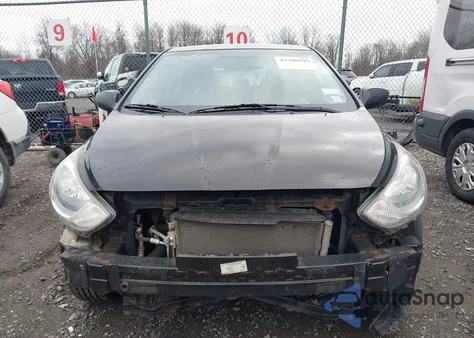 2012 Hyundai Accent Gls из США, поврежденный, VIN KMHCU4AEXCU209466